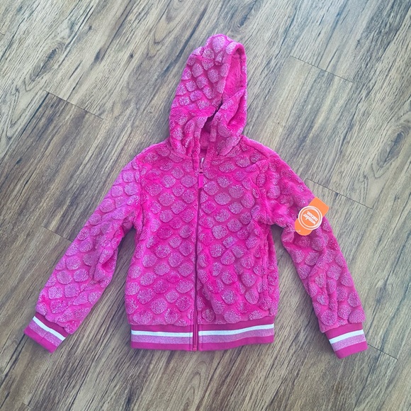 wonder nation Other - Wonder Nation Girls Hooded Plush Jacket- NWT
